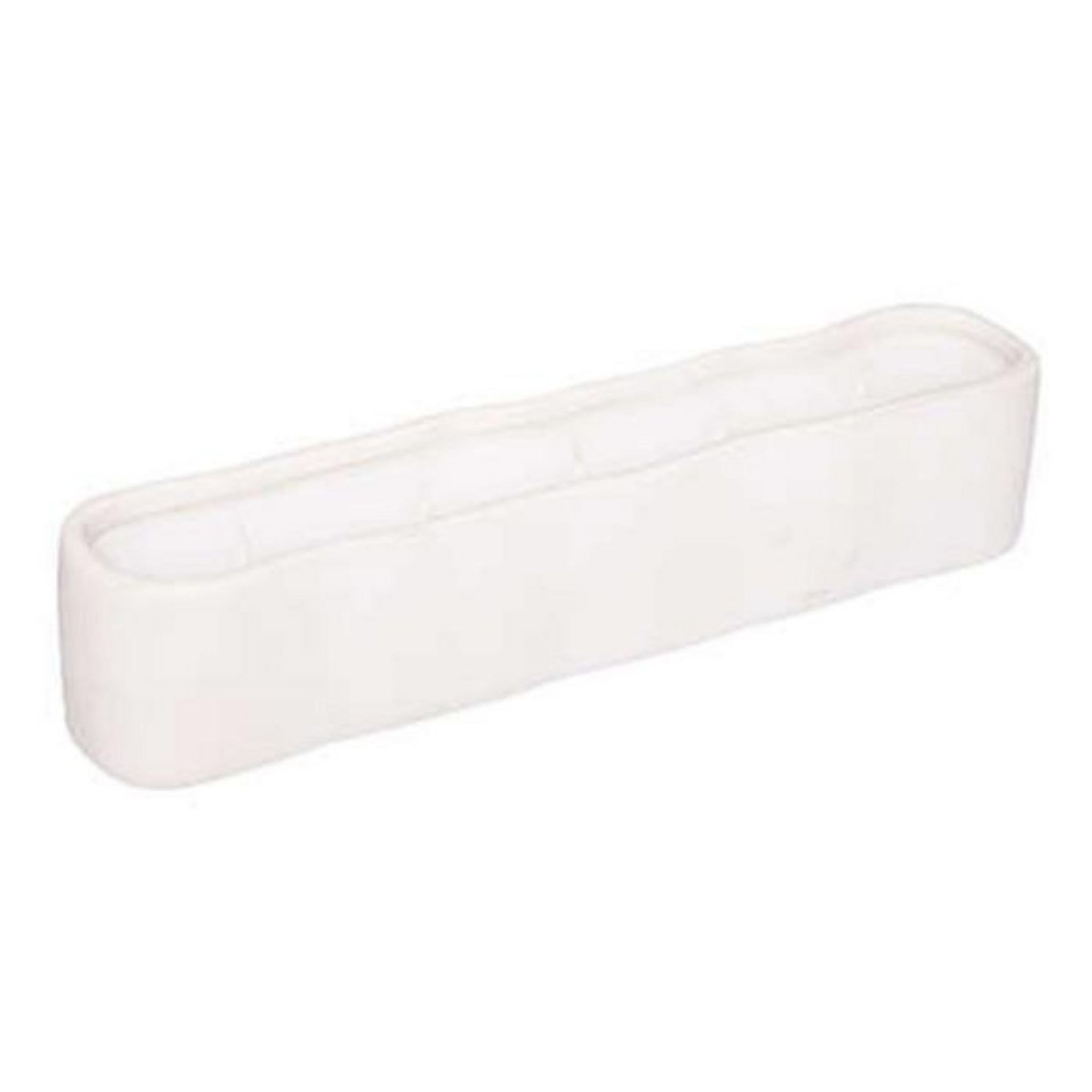 ATMOSPHERA Bougie Déco en Céramique  Carmen  25cm Blanc