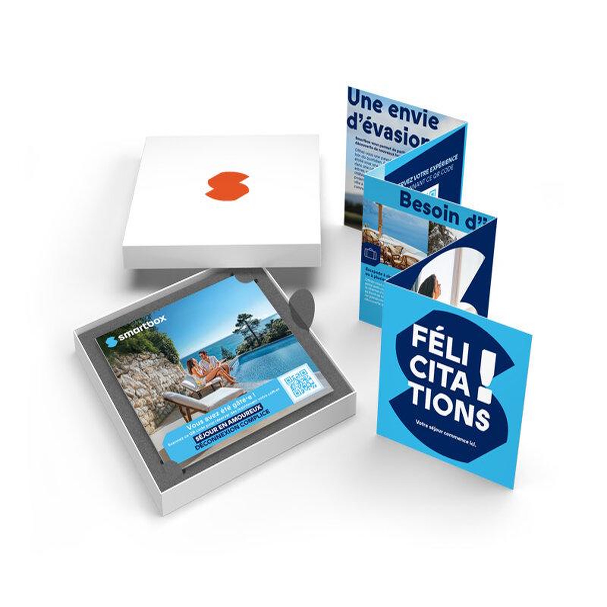 Voir la diapositive 2 : Smartbox Séjour en amoureux  - déconnexion complice - coffret cadeau séjour