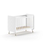Vipack Billy Lit Bebe 60x120 Cm Satin Blanc