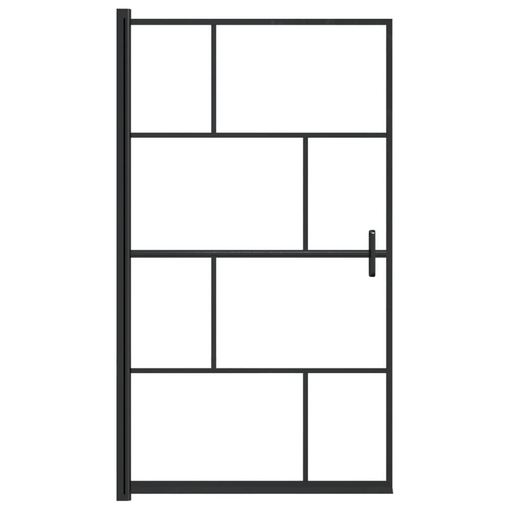 Voir la diapositive 3 : VIDAXL Cabine de douche ESG 80x140 cm Noir