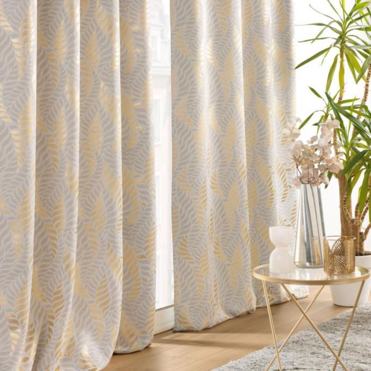 Paris Prix Rideau Occultant à Œillets  Lyra  140x260cm Naturel