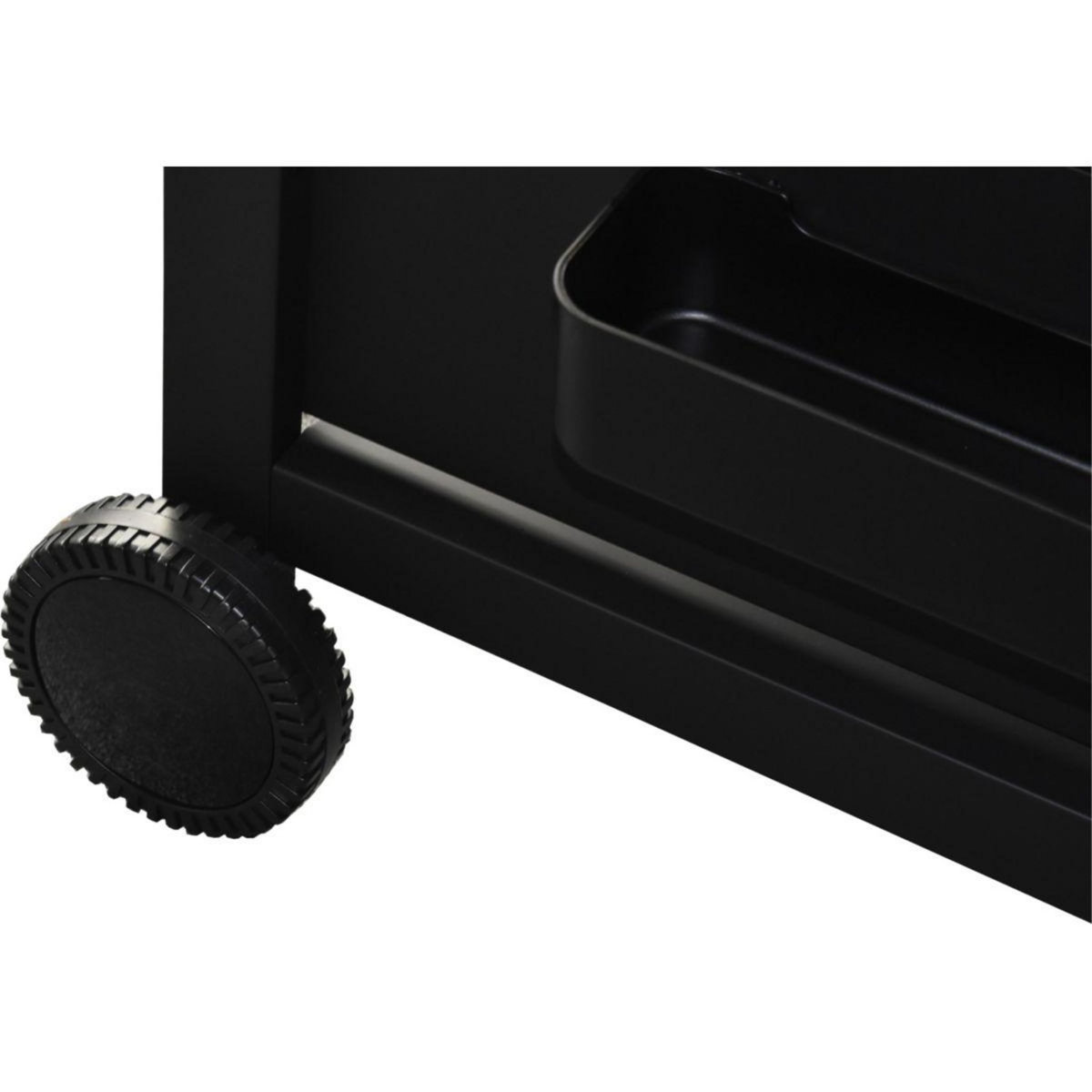 Listo Barbecue gaz BGZ L1 noir 3 brûleurs sur chariot, 51x34 cm