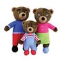 Voir la diapositive 2 : JEMINI Coffret peluche - PETIT OURS BRUN - JEMINI - Famille : Maman ours, Papa ours et Petit ours brun