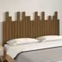 Voir la diapositive 3 : VIDAXL Tete de lit murale Marron miel 146,5x3x80 cm Bois massif de pin