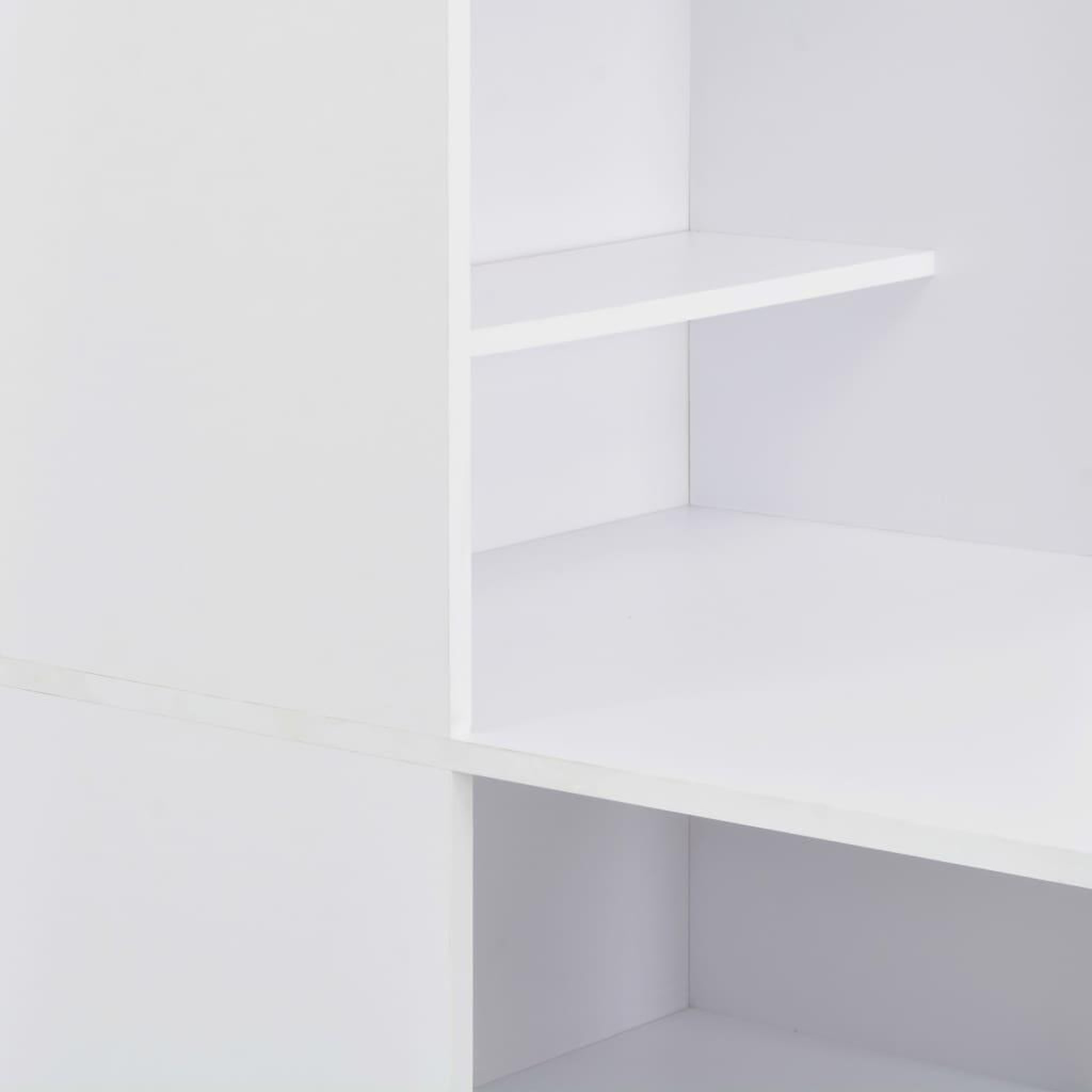 Voir la diapositive 5 : VIDAXL Table de bar avec armoire Blanc 115x59x200 cm