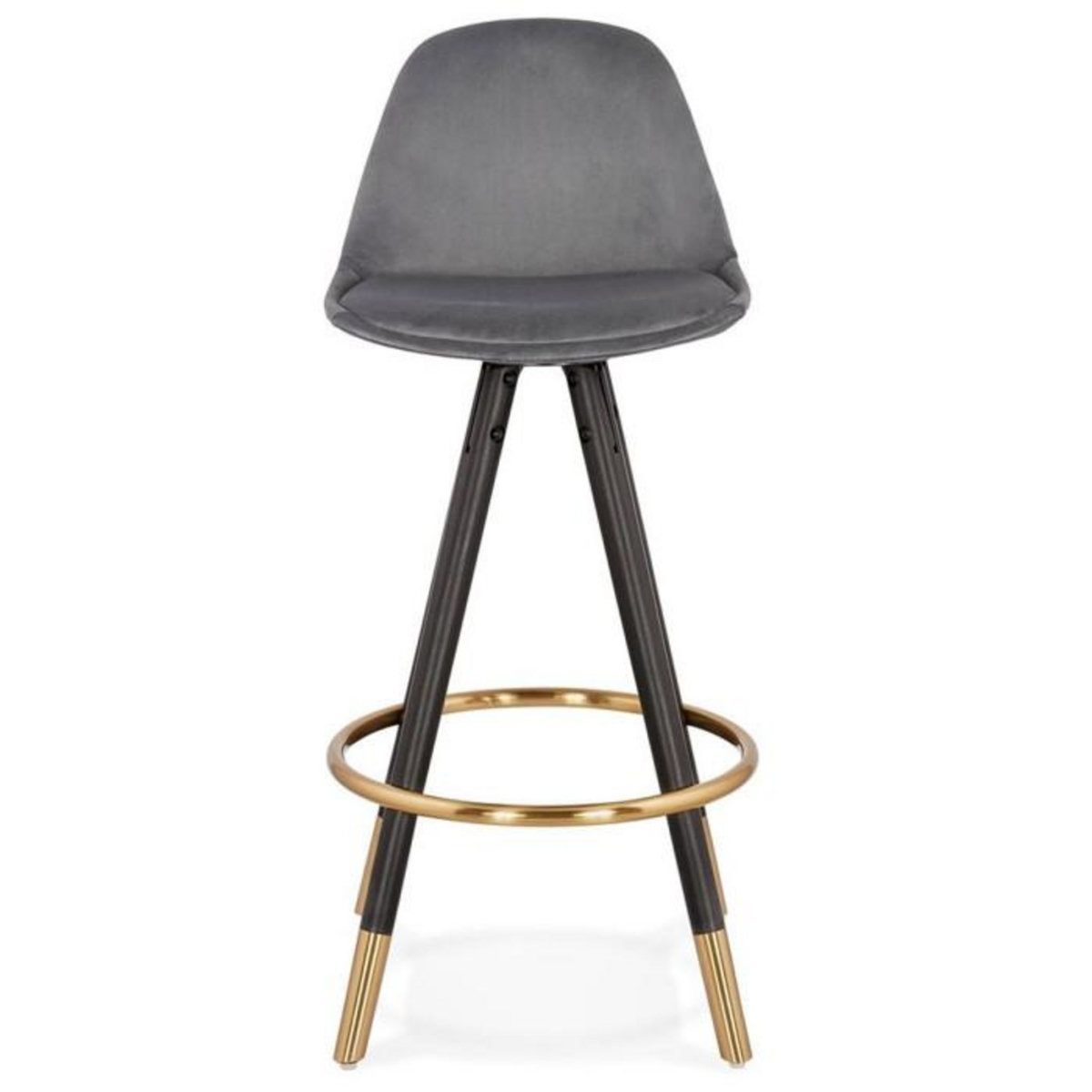 Paris Prix Tabouret de Bar  Krill  87cm Gris & Noir