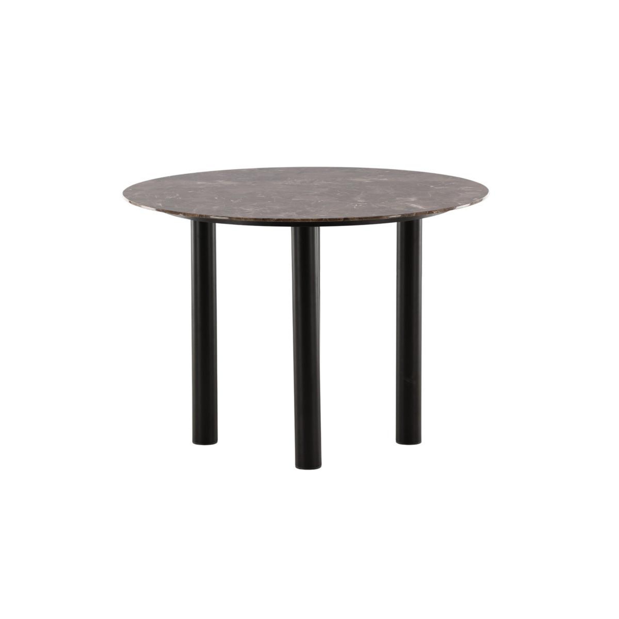 Voir la diapositive 5 : Paris Prix Table à manger ronde  havsten  106cm marron