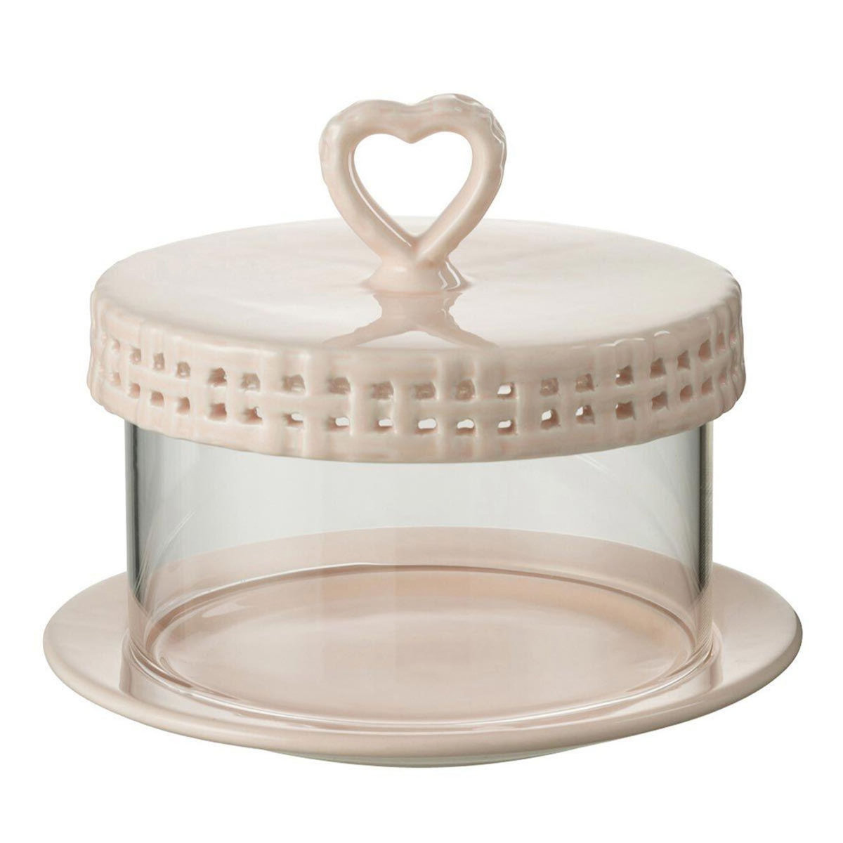 Paris Prix Plat à Gâteaux en Céramique  Vercer  16cm Rose