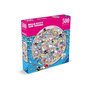 Voir la diapositive 1 : HELLO KITTY Puzzle rond 500 p Un tourbillon de douceur / Hello Kitty