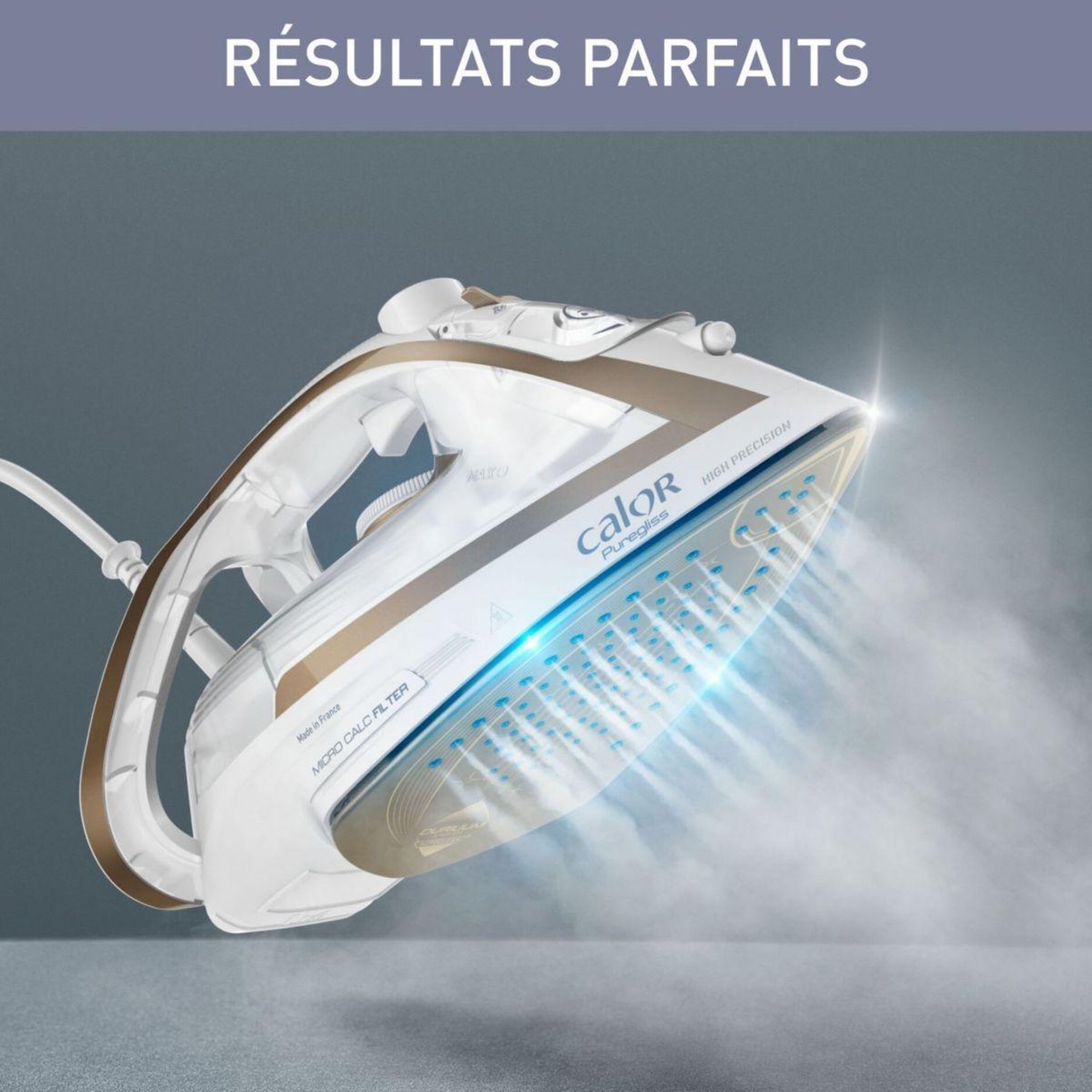 Voir la diapositive 5 : CALOR Fer à repasser FV8042C0 Puregliss