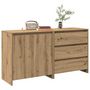 Voir la diapositive 1 : VIDAXL Buffet 2 pcs chene artisanal bois d'ingenierie