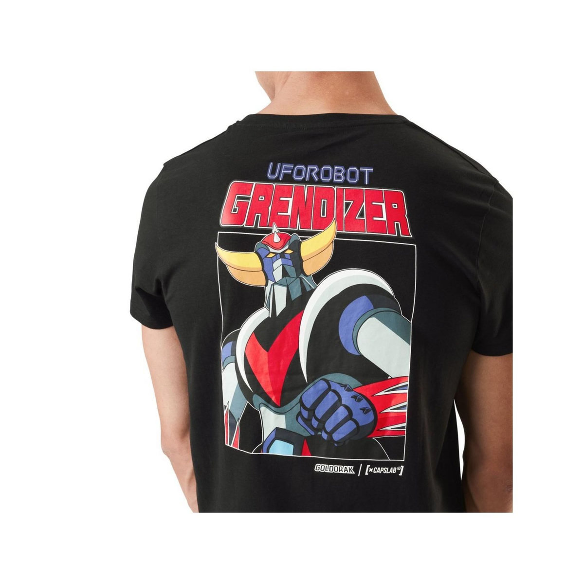 CAPSLAB Tee shirt homme en coton Goldorak