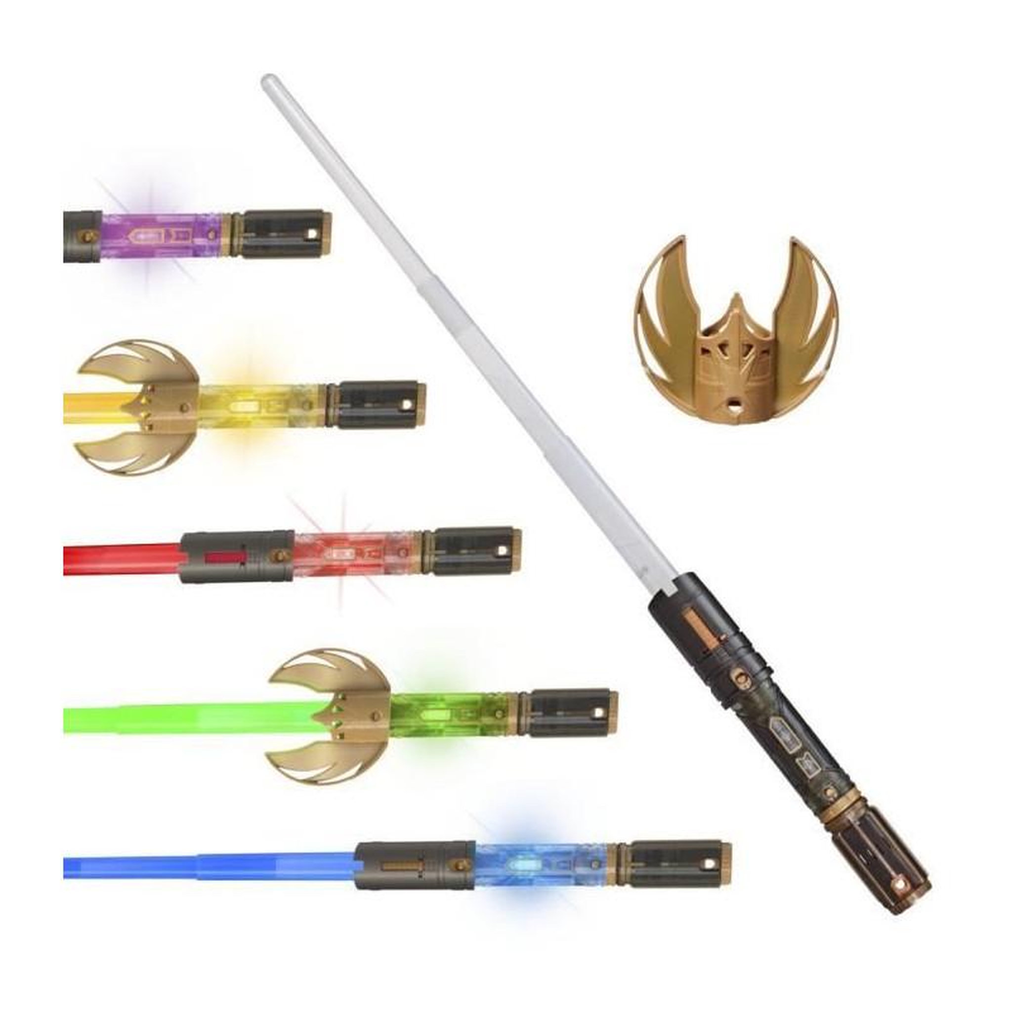 Voir la diapositive 5 : HASBRO Jouet interactif Hasbro Sabre laser de Maître multicolore