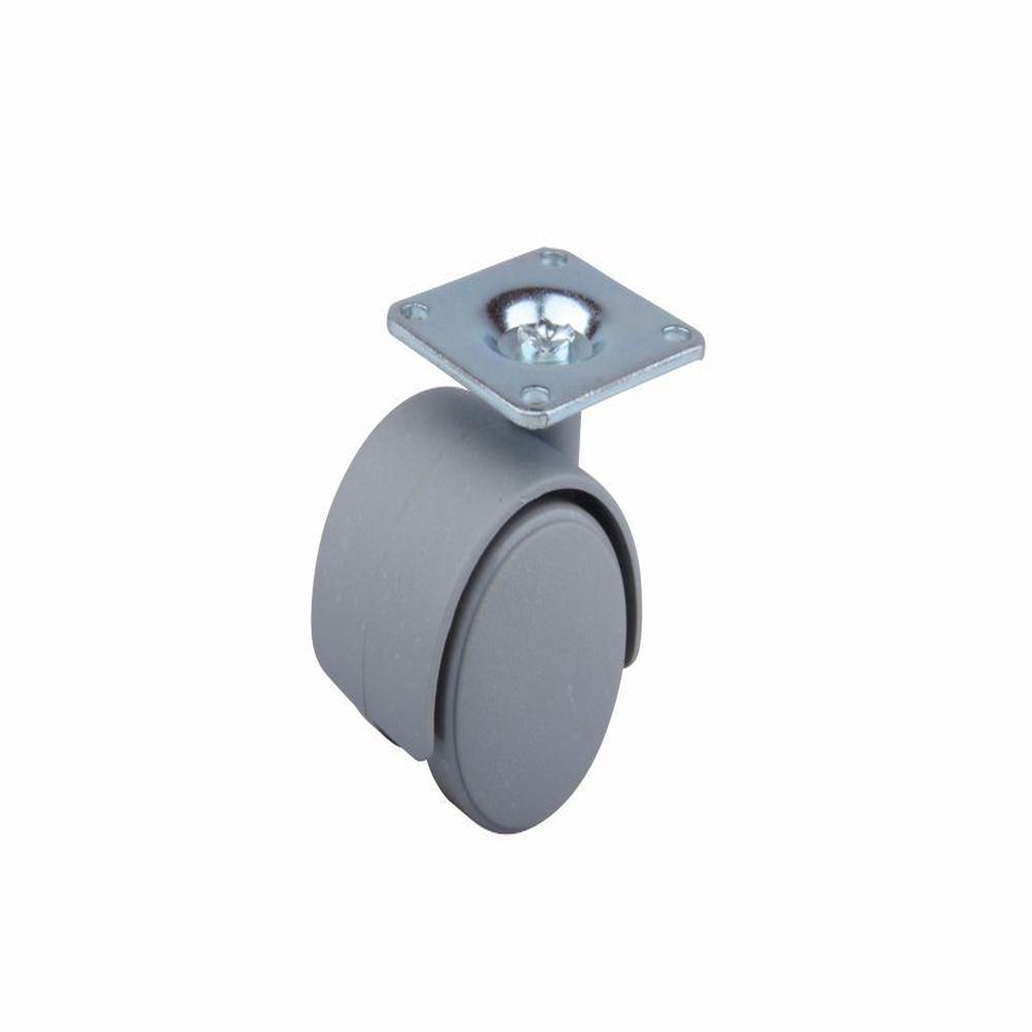 CENTRALE BRICO Roulette de meuble 40mm plaquette grise