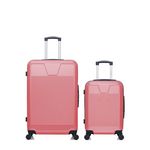 WAVE PARIS WAVE PARIS - Lot de 2 - Valises Grand Format et Cabine SELENGA. Coloris disponibles : Rose, Beige, Noir, Bleu, Gris
