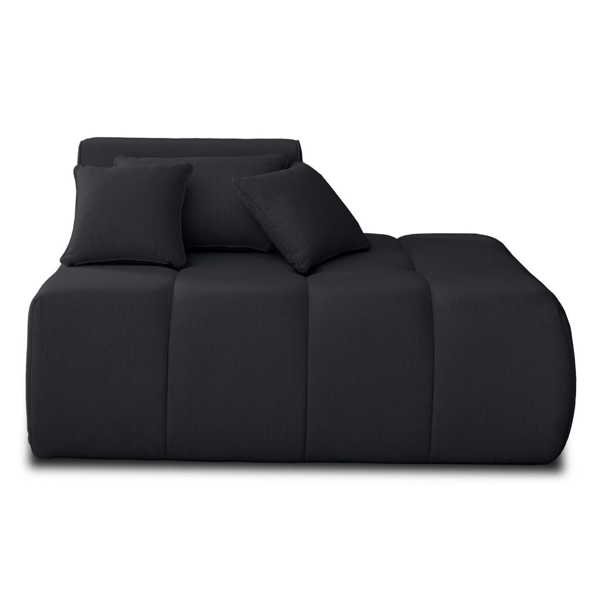 LISA DESIGN Caracas - module d'assise droit - en tissu