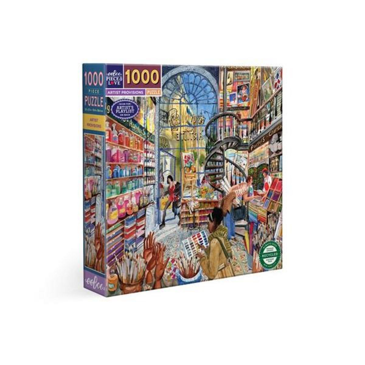 Eeboo Puzzle 1000 pièces Eeboo Artist's Provisions