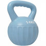 Voir la diapositive 1 : HOMCOM Kettlebell 14 Kg - prise ergonomique - entraînement musculaire & haltérophilie - PP bleu ciel