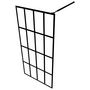 Voir la diapositive 4 : VIDAXL Ecran de douche Verre trempe transparent 118x190 cm