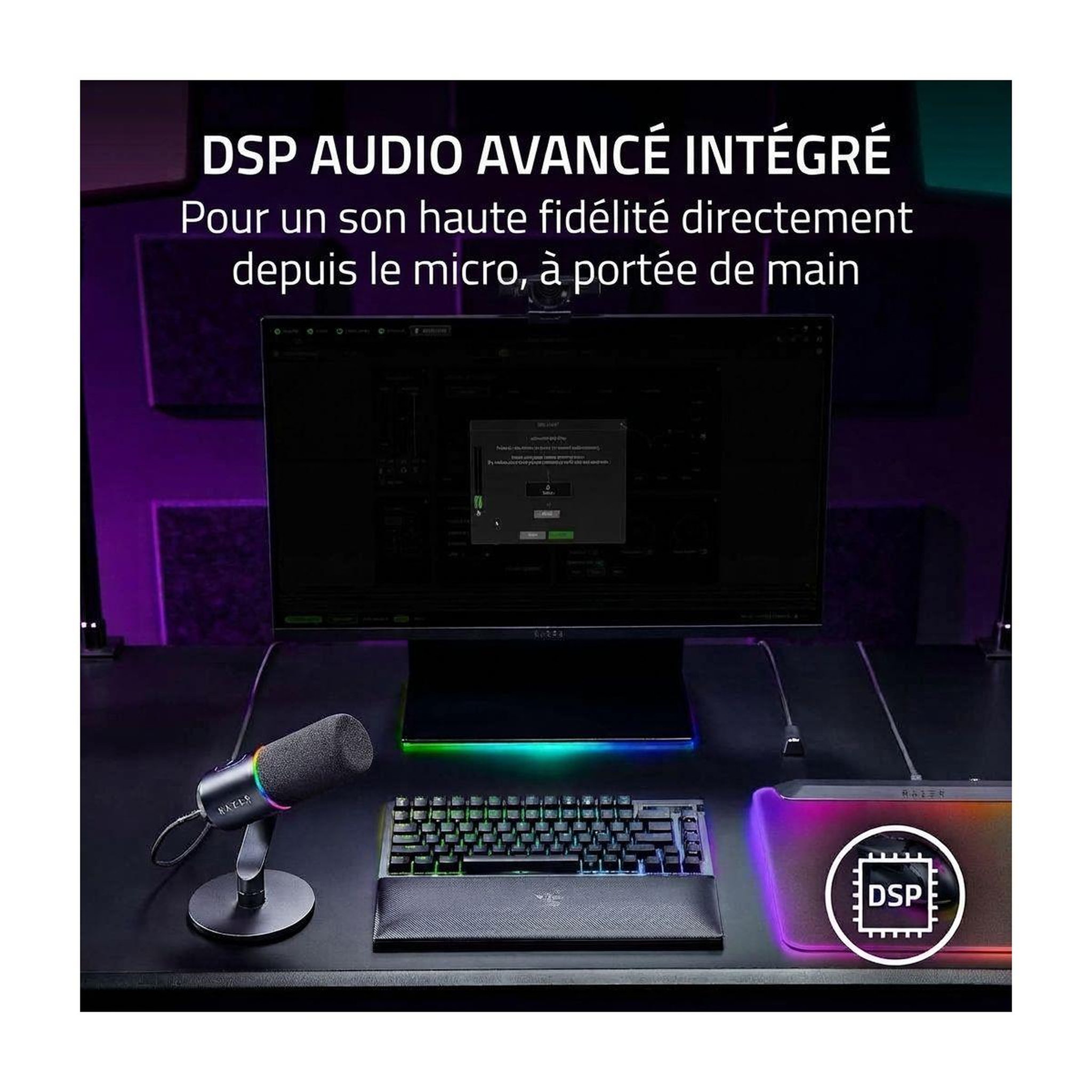 Voir la diapositive 5 : Razer Micro Gamer SEIREN V3 PRO NOIR