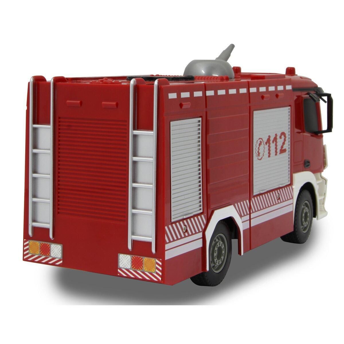 Jamara Camion pompier Mercedes Antos 1:26 fonction spray