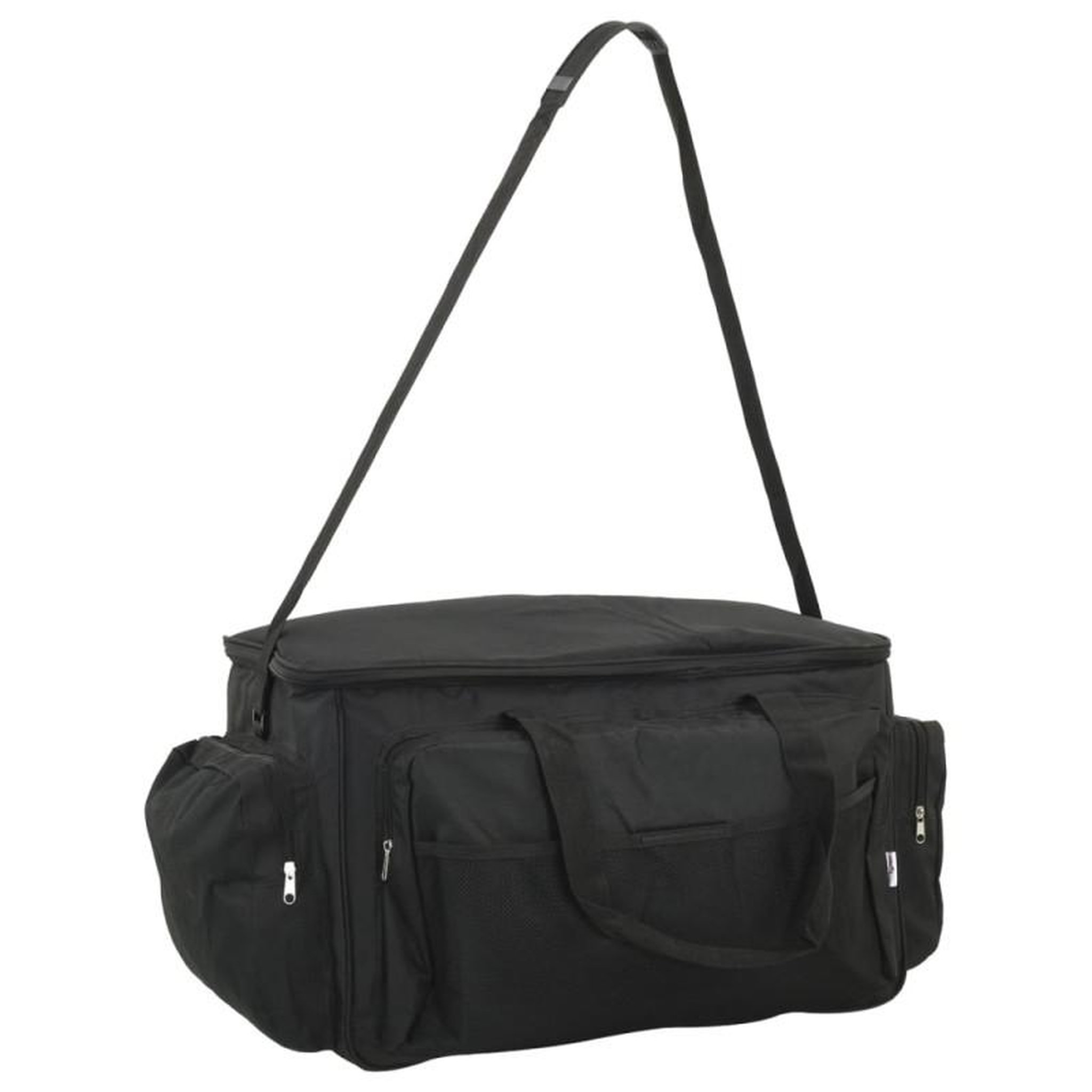 Voir la diapositive 2 : VIDAXL Sac de pêche imperméable noir tissu oxford