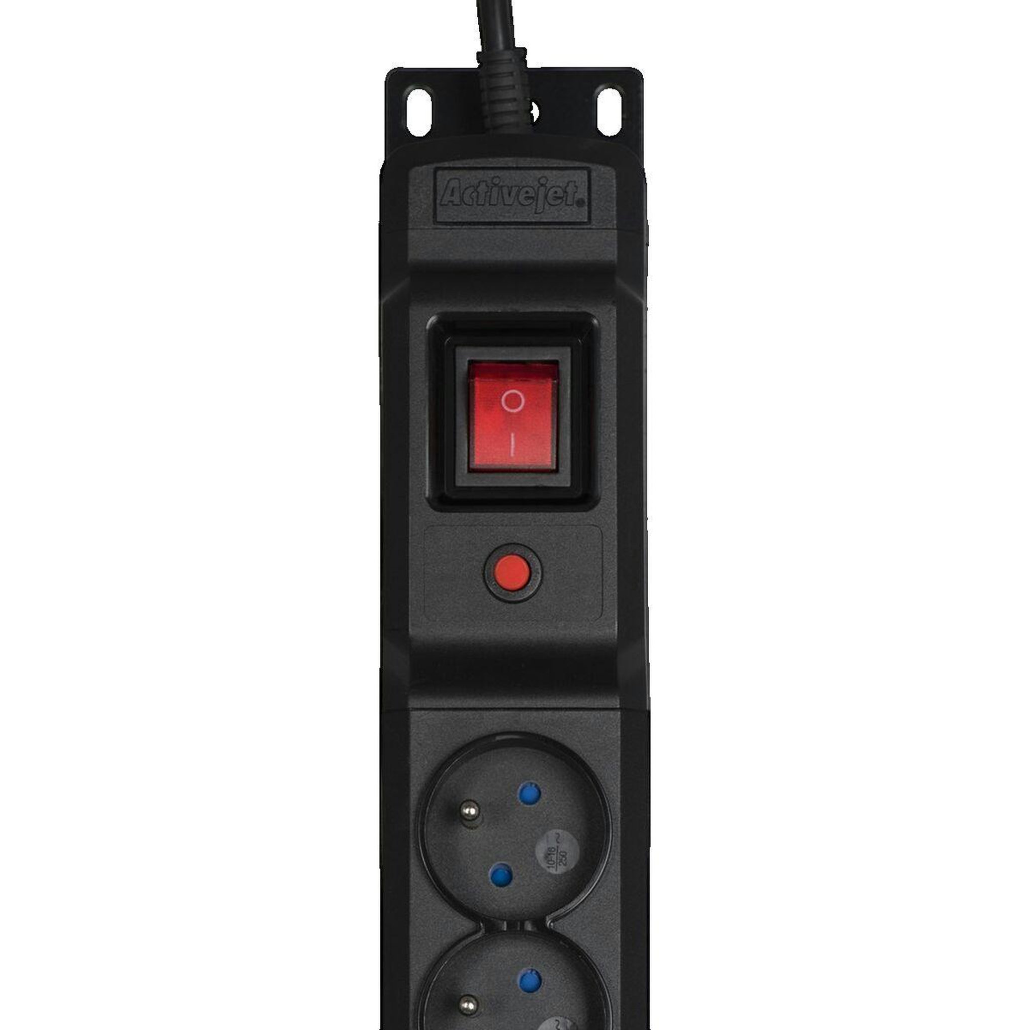 Voir la diapositive 3 : ActiveJet Multiprise Activejet COMBO anti-surtension 12 prises