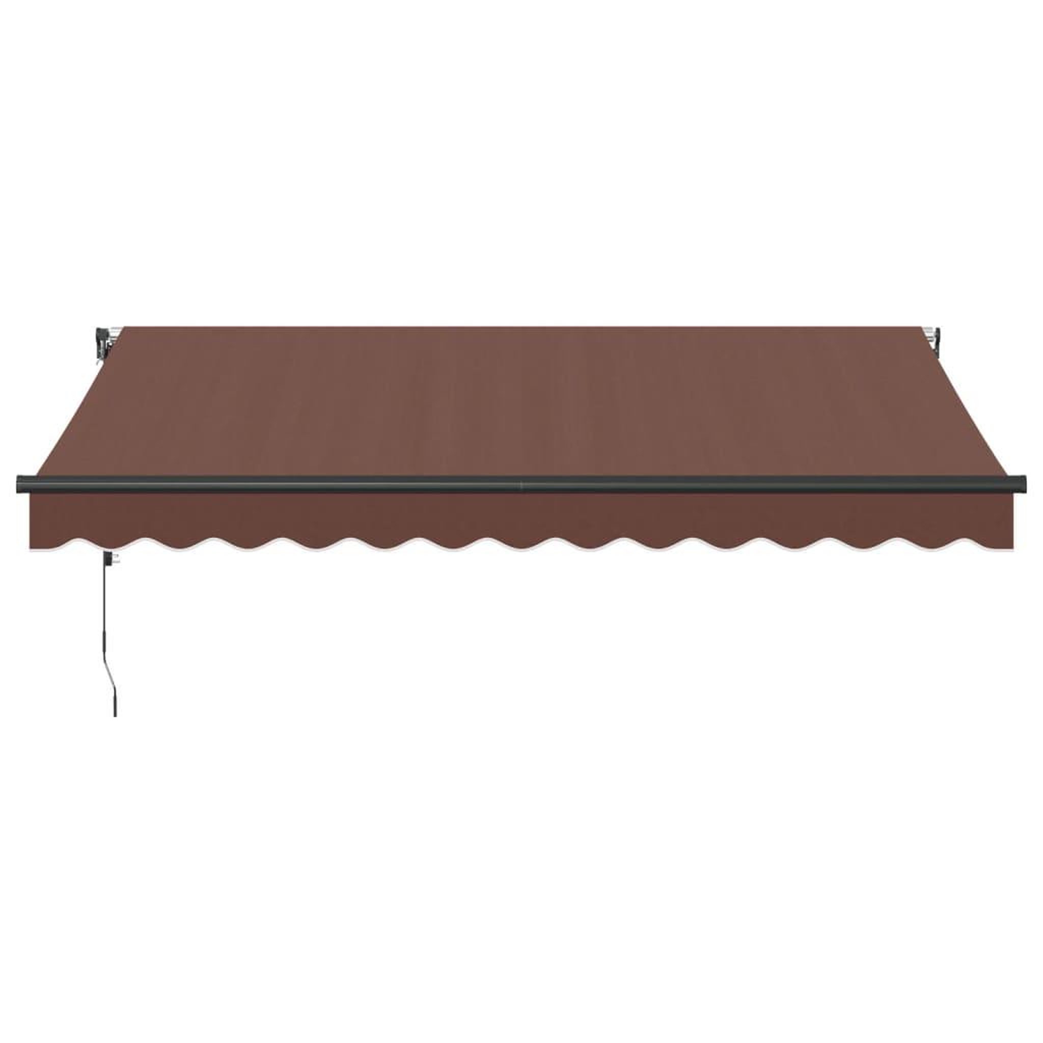 Voir la diapositive 4 : VIDAXL Auvent retractable automatique avec LED marron 350x250 cm
