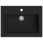 Voir la diapositive 2 : VIDAXL Lavabo en granit 600 x 450 x 120 mm Noir