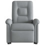 Voir la diapositive 5 : VIDAXL Fauteuil inclinable de massage electrique Gris clair Tissu
