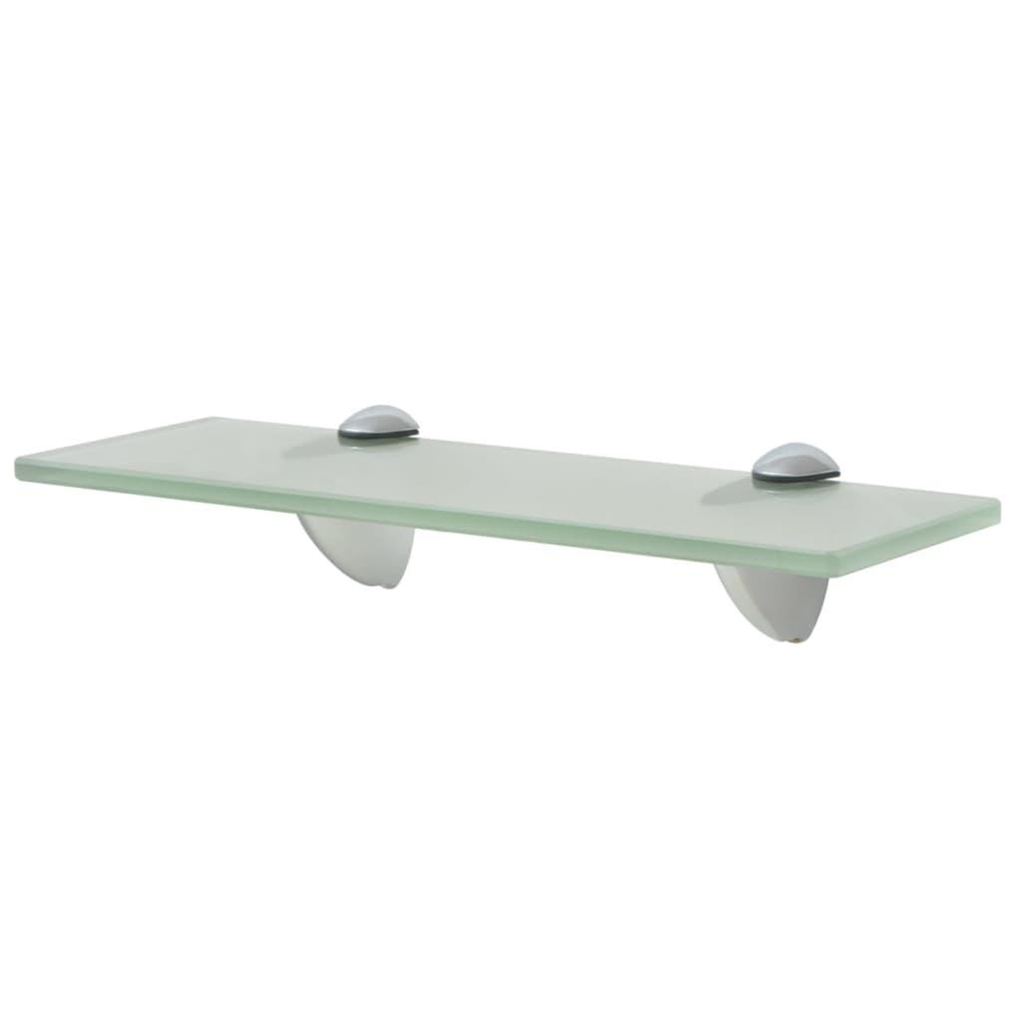 Voir la diapositive 2 : VIDAXL Etageres murales 2 pcs Verre 30 x 10 cm 8 mm
