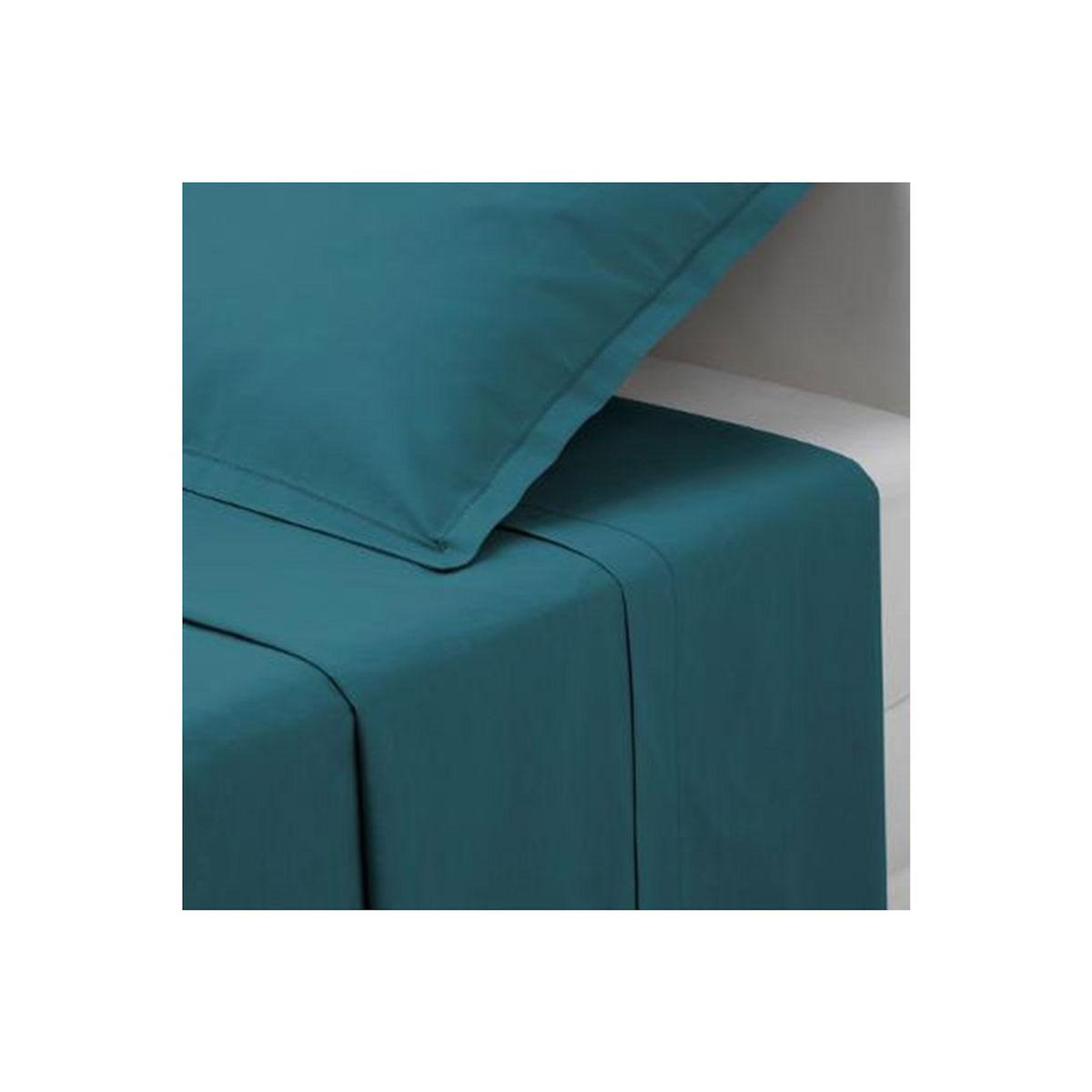 ATMOSPHERA Drap Plat  Intérieur  240x290cm Bleu Canard