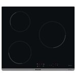 BRANDT Table de cuisson induction 60cm 3 feux 7400w noir - BPI1631UB