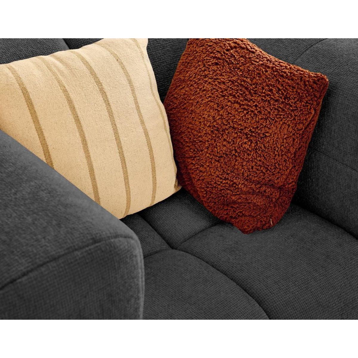 LISA DESIGN Suzano - fauteuil en tissu texturé