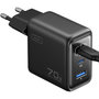 Voir la diapositive 1 : INIU Chargeur 70W Leopard 2 USB-C + USB-A noir