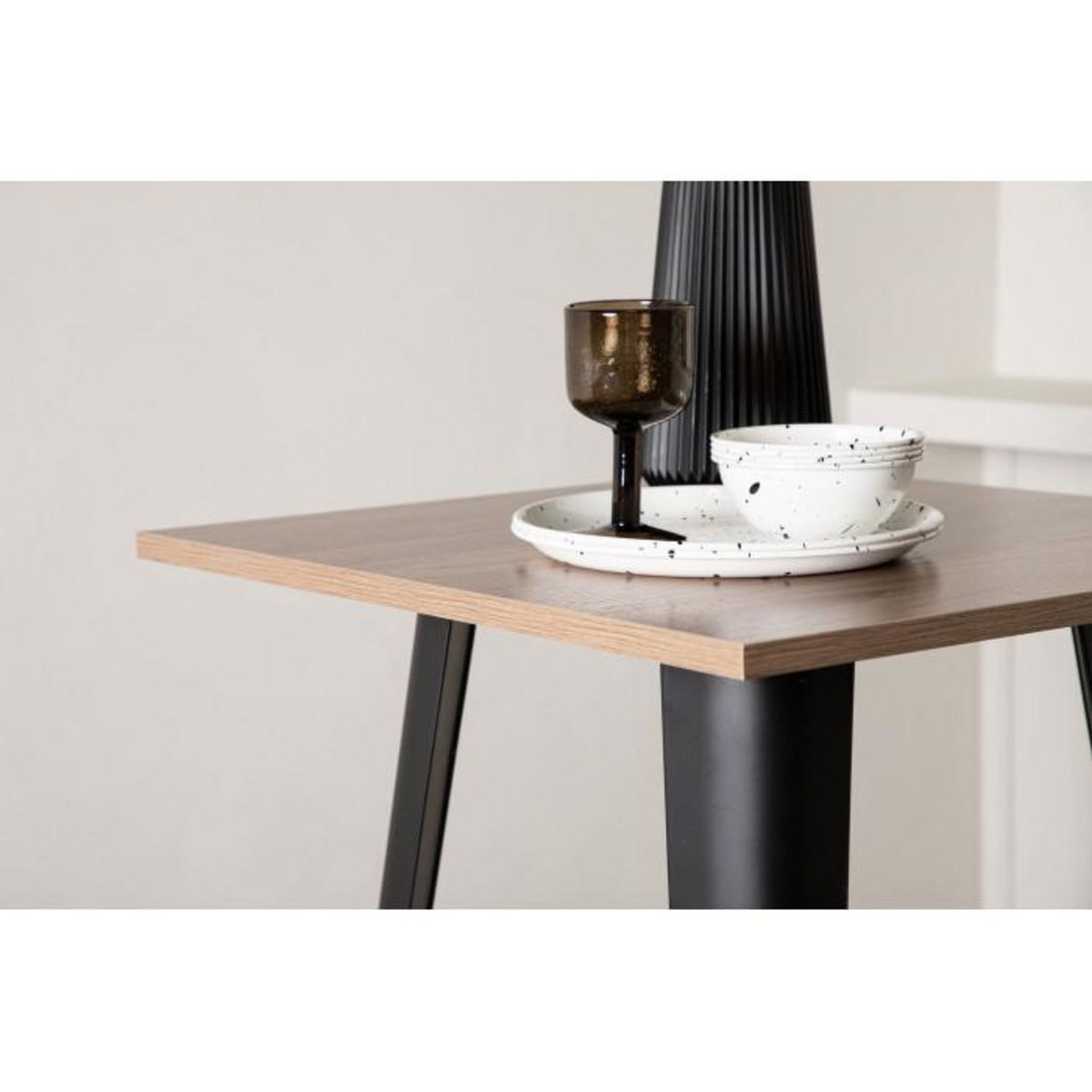 Paris Prix Table de Bar  Tempe  105cm Noyer