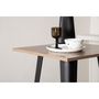 Voir la diapositive 5 : Paris Prix Table de Bar  Tempe  105cm Noyer