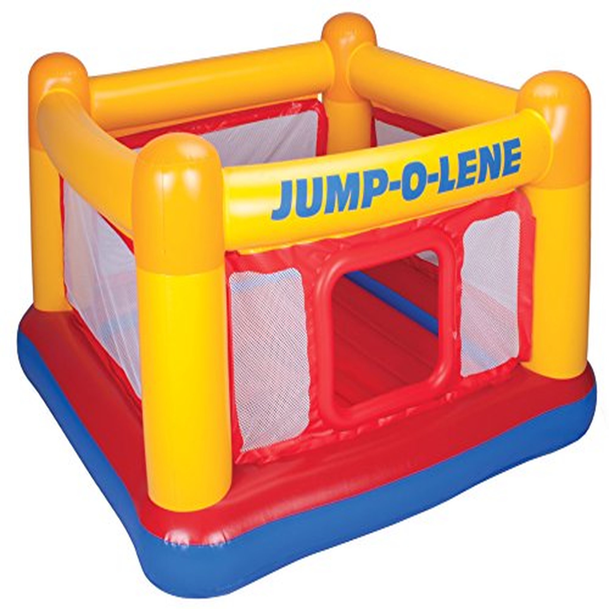 Voir la diapositive 1 : INTEX Trampoline gonflable carré