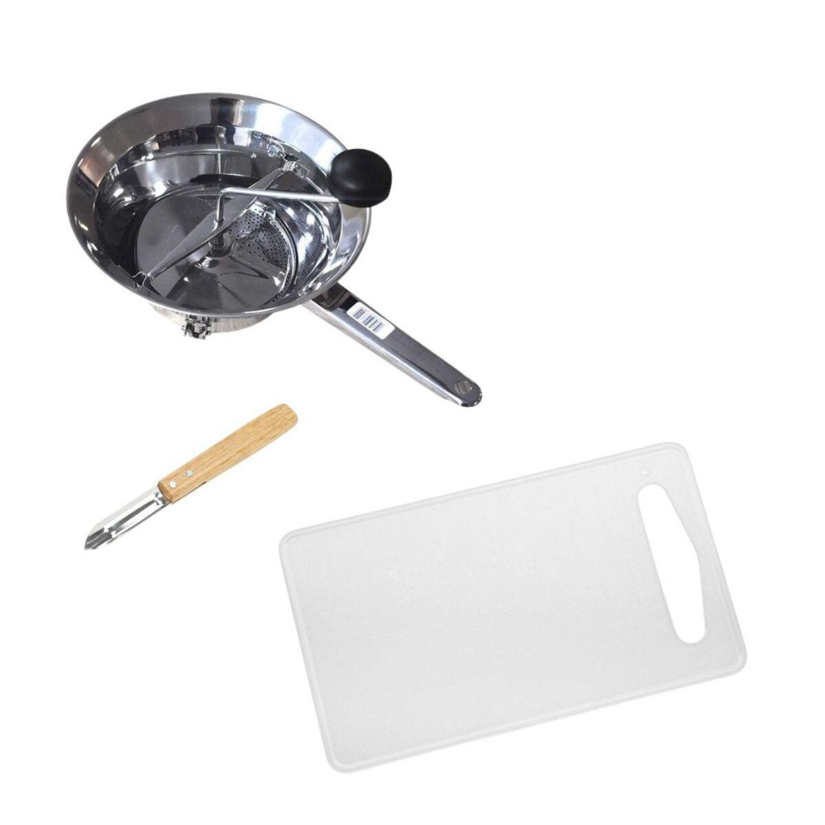 Fackelmann Ensemble d'accessoires pour préparation des légumes Fackelmann