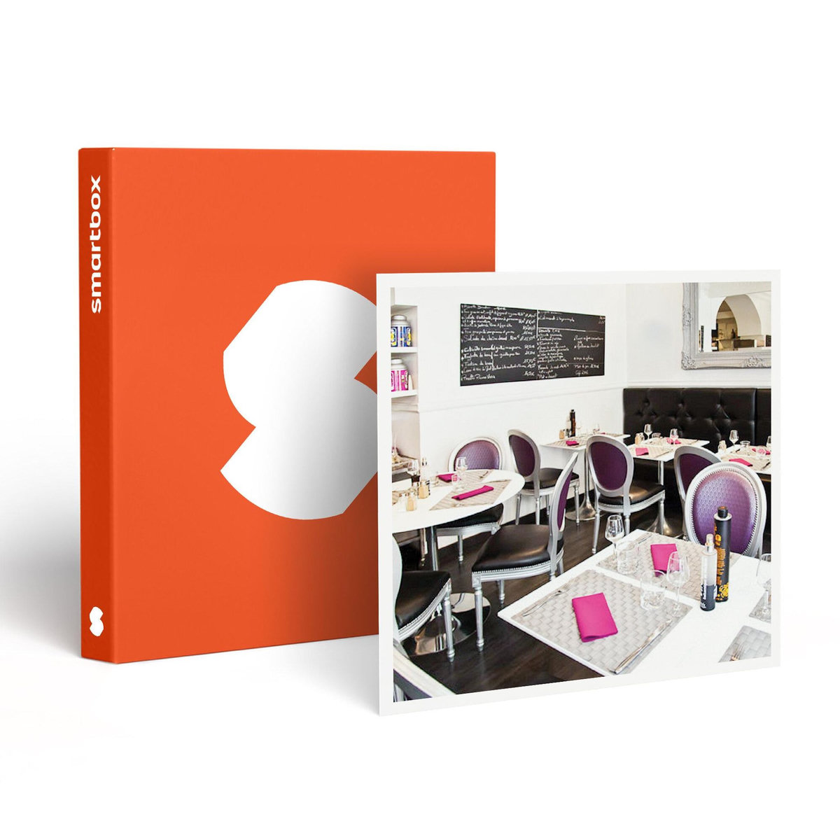 Smartbox Adresses gastronomiques : menu 3 Plats avec champagne au restaurant Le Boudoir au cœur de Nice - Coffret Cadeau Gastronomie