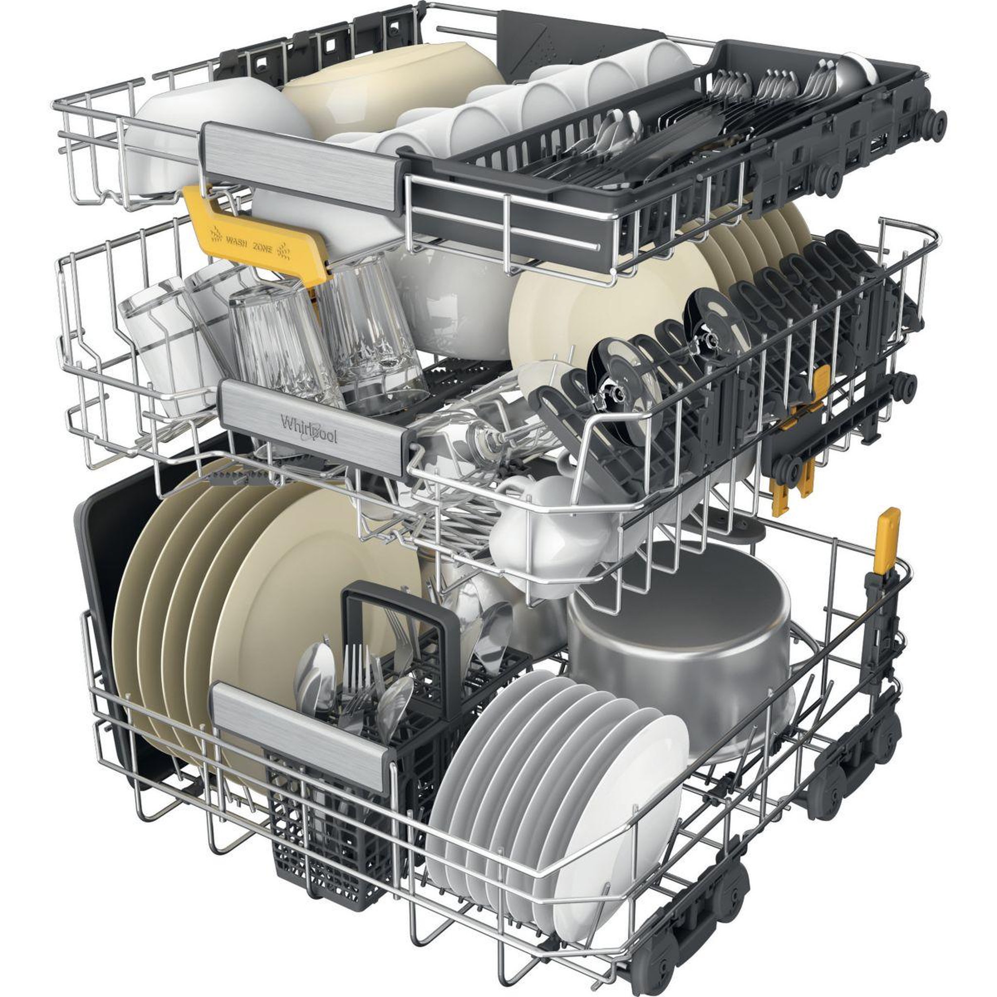 Voir la diapositive 4 : Whirlpool Lave vaisselle encastrable w8iht40t maxispace spaceclean