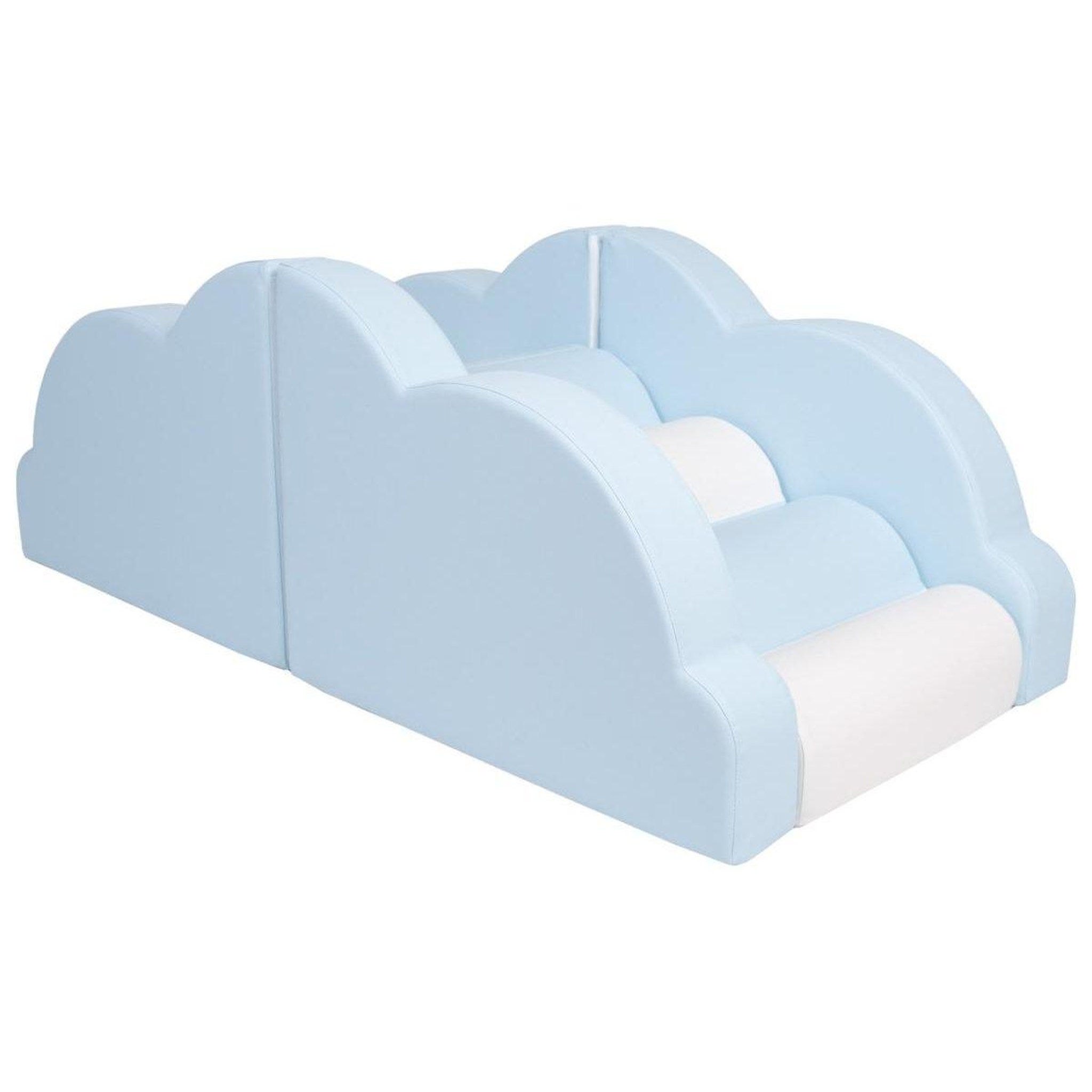 VELINDA Ensemble nuage, blocs en mousse pour le jeu, crèches, écoles maternelles, jouets — blanc,...