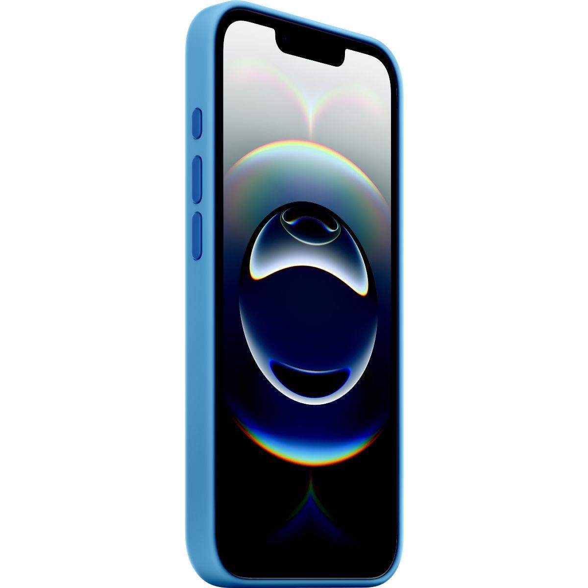 APPLE Coque iPhone 16e silicone Bleu d'hiver