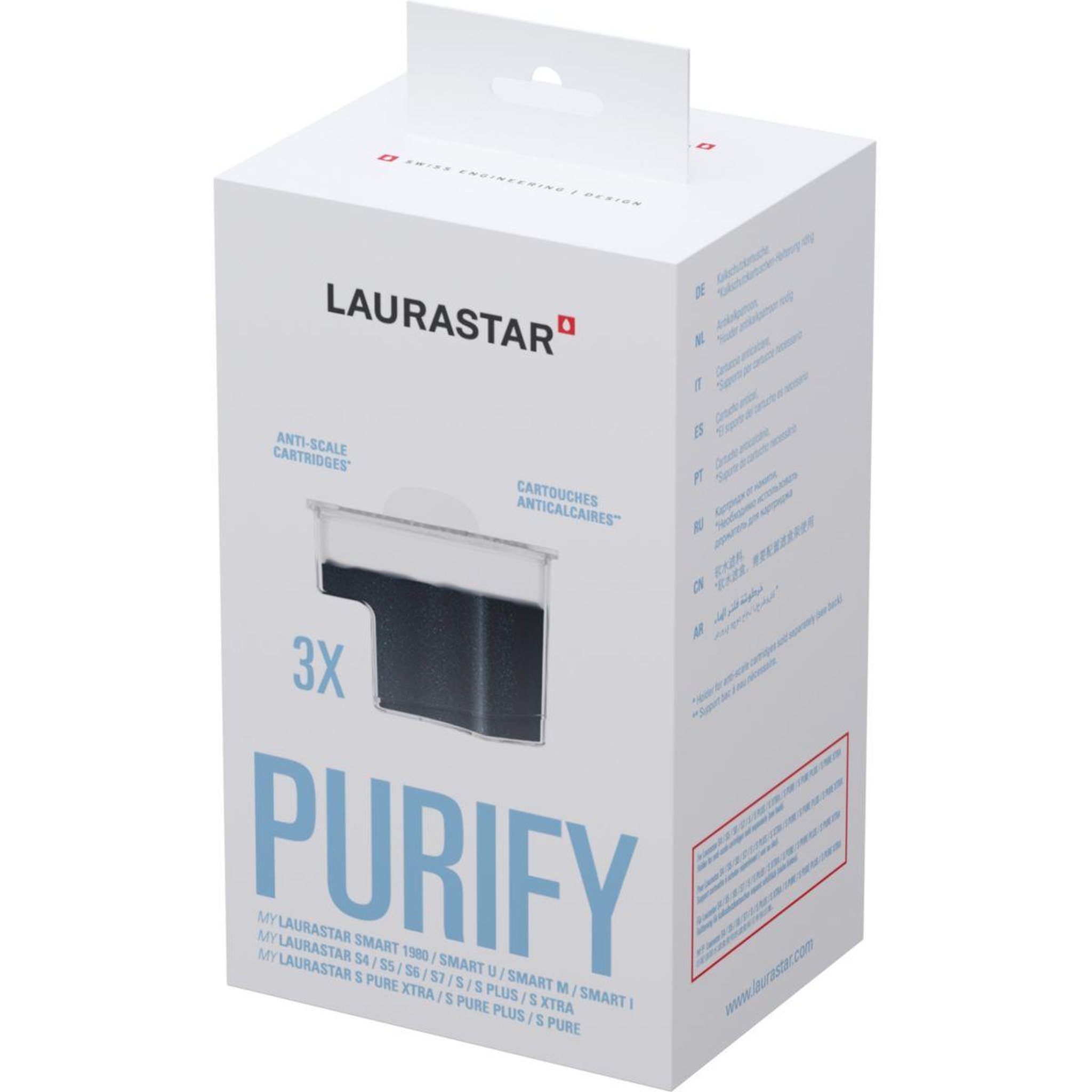 LAURASTAR Cartouche anti-calcaire x3 pour table SMART