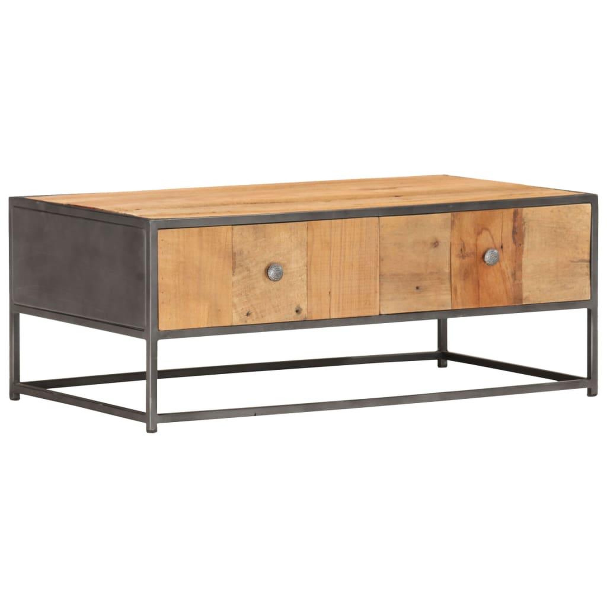 VIDAXL Table basse 90 x 50 x 35 cm bois de recuperation massif