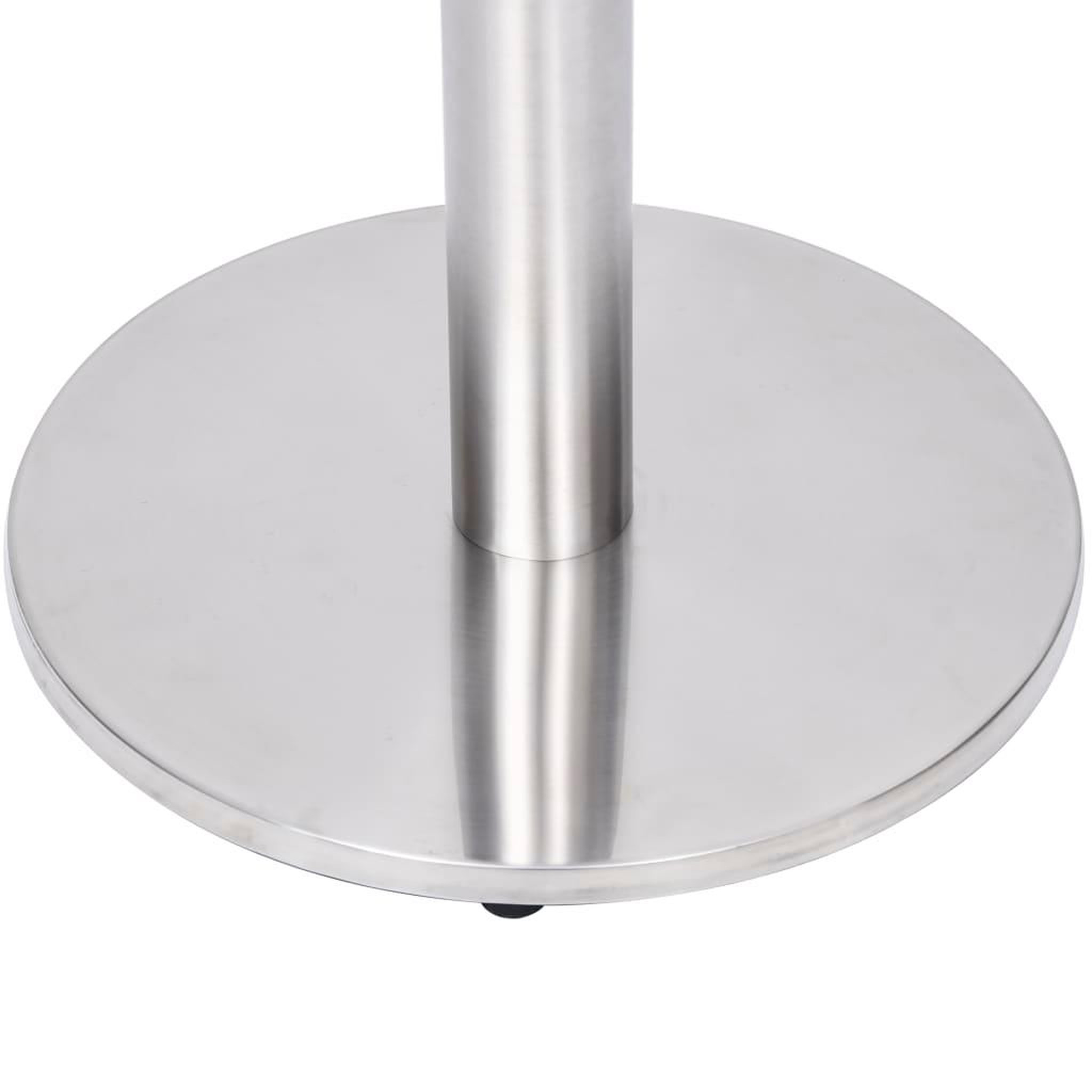 Voir la diapositive 4 : VIDAXL Pied de table de bistro argente Ø45x72 cm acier inoxydable