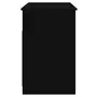 VIDAXL Bureau avec tiroirs Noir 102x50x76 cm Bois d'ingenierie