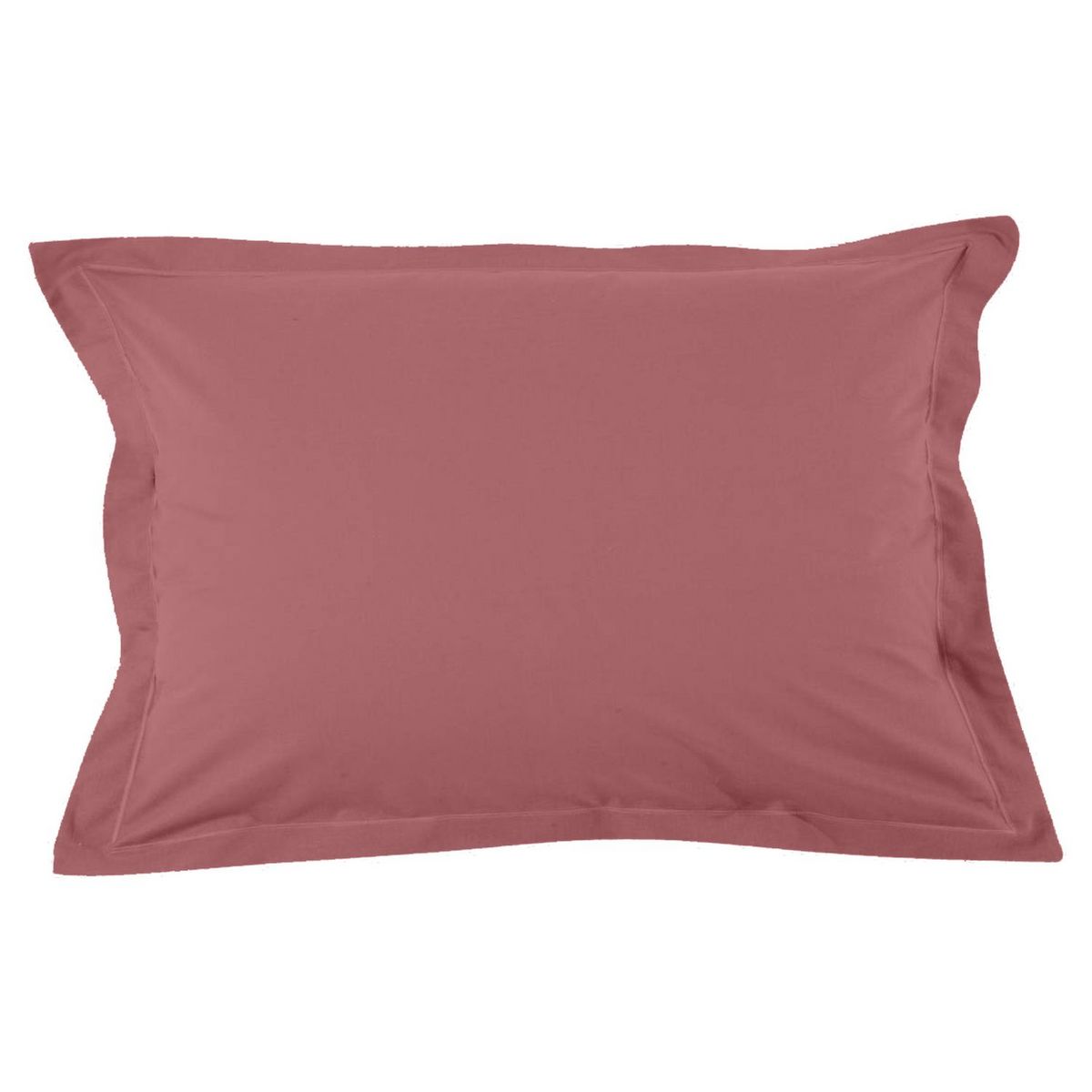 Taie d'oreiller unie en microfibre 