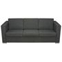 Voir la diapositive 4 : VIDAXL Canape a 3 places Tissu Gris fonce