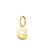 Voir la diapositive 1 : L'ATELIER D'AZUR Pendentif Or 18 Carats 750 Jaune - Initiale Lettre  G  - Chaine Offerte